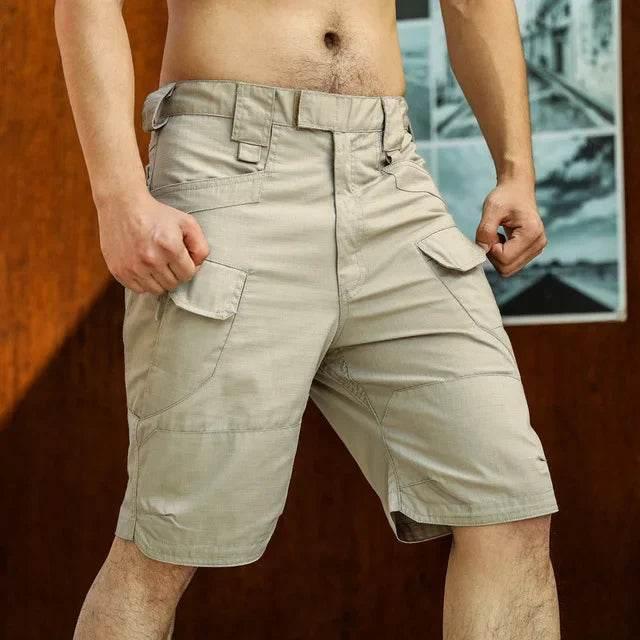 Including Belt Waterproof Quick Dry Multi-pocket Short Pants - Empire P.E