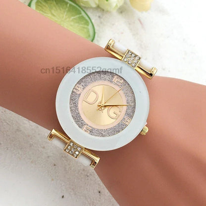 Womens Wristwatch Fashion Silicone Luxury