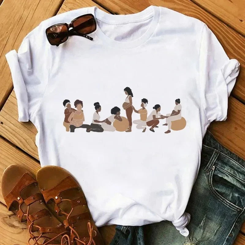 Black Girls Fashion Women T-Shirts - Empire P.E
