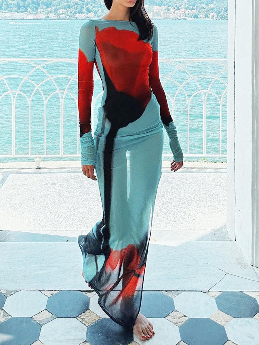 Sexy Women’s Slim Fit Long Dress Cover-Ups - Empire P.E