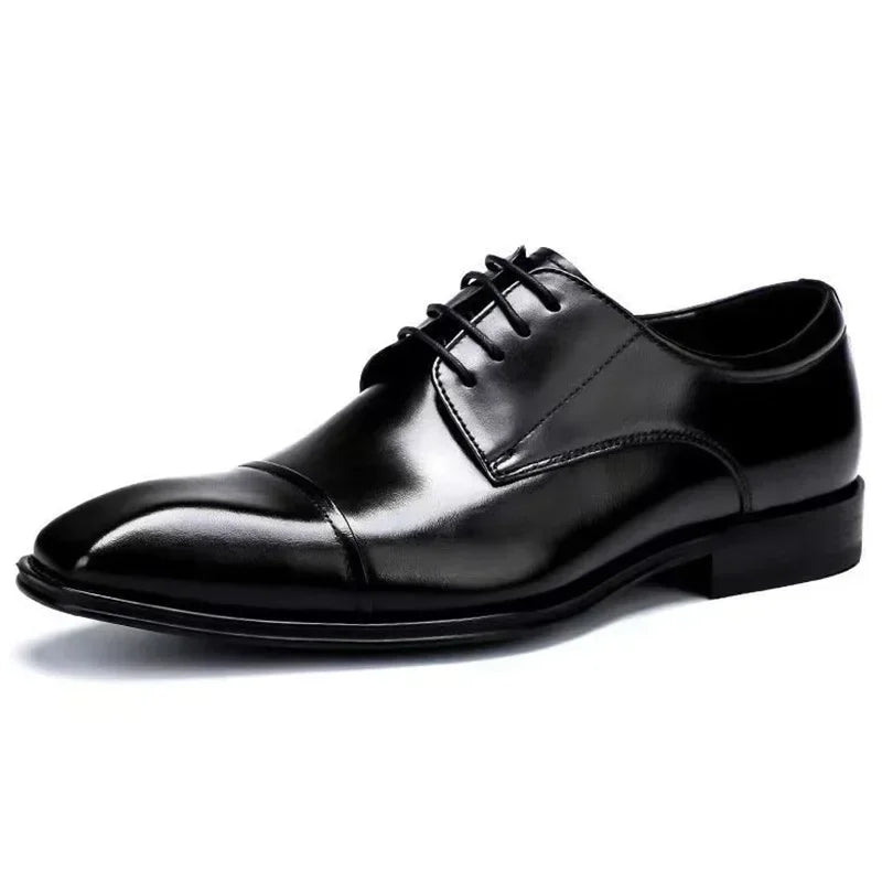 Elegant Leather Mens Dress Shoes Formal Social Shoe - Empire P.E