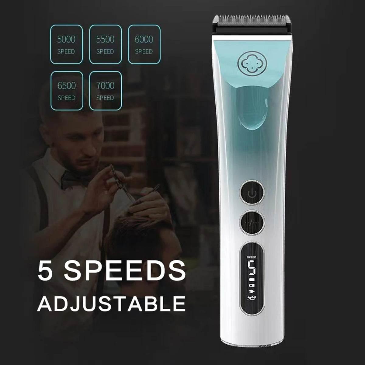 Madeshow 982F 986F Newest Rechargeable High Speed Motor Cordless Waterproof Detachable Electric Body Hair Trimmer for Men - Empire P.E
