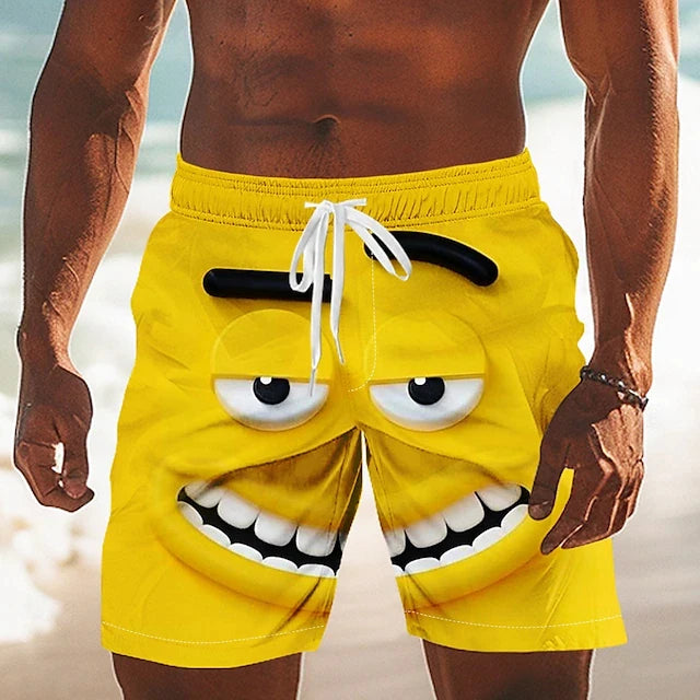 Men's 3D Print Board Shorts
