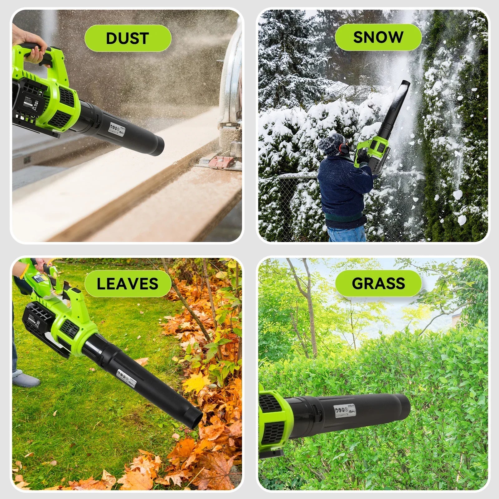 21V Cordless Leaf Blower,120 MPH 480 CFM - Empire P.E