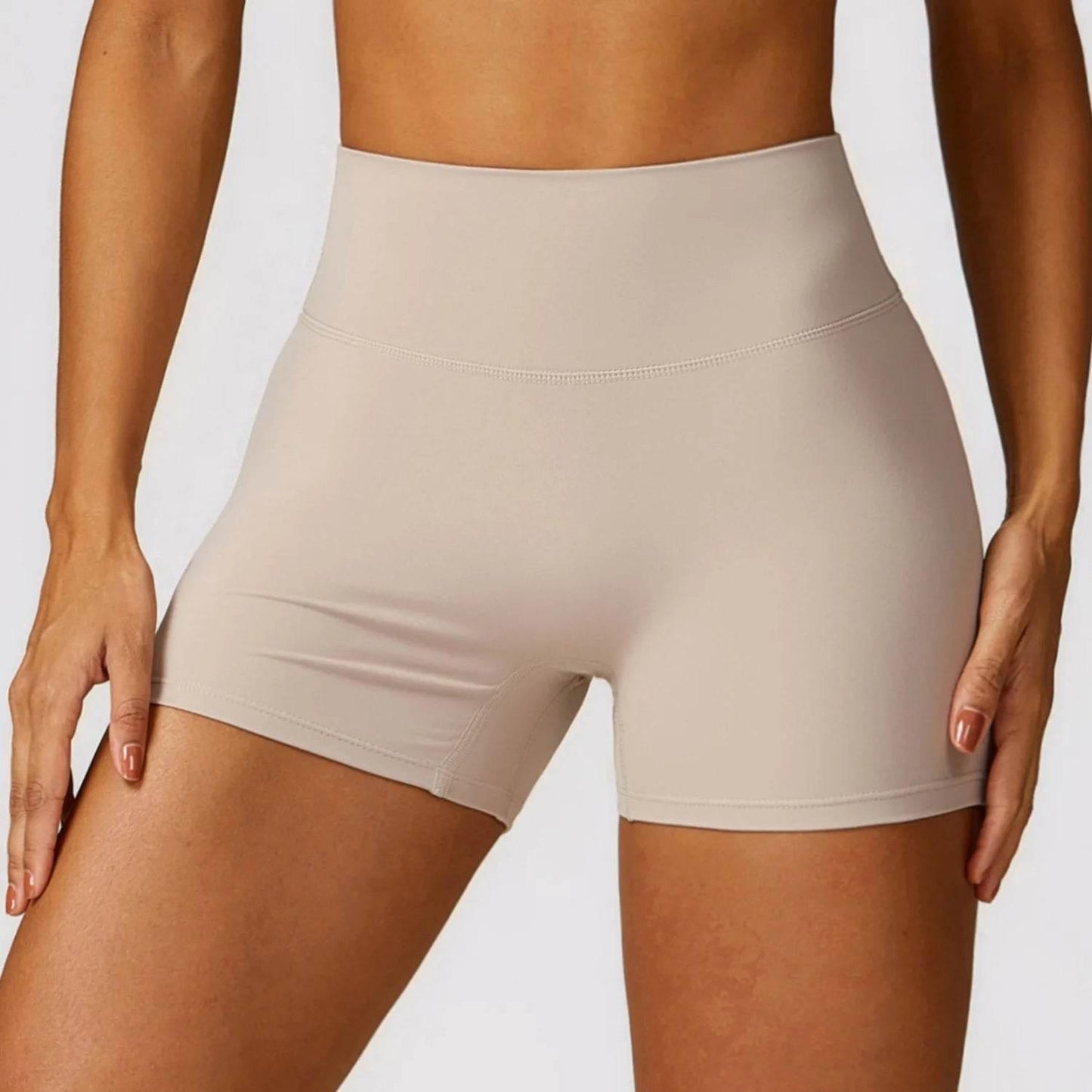 New Women Yoga Shorts High Waist Beautiful Buttocks Gym Sexy Feel V-shaped Shorts Sports Fitness Tights Push up Run Leggings - Empire P.E