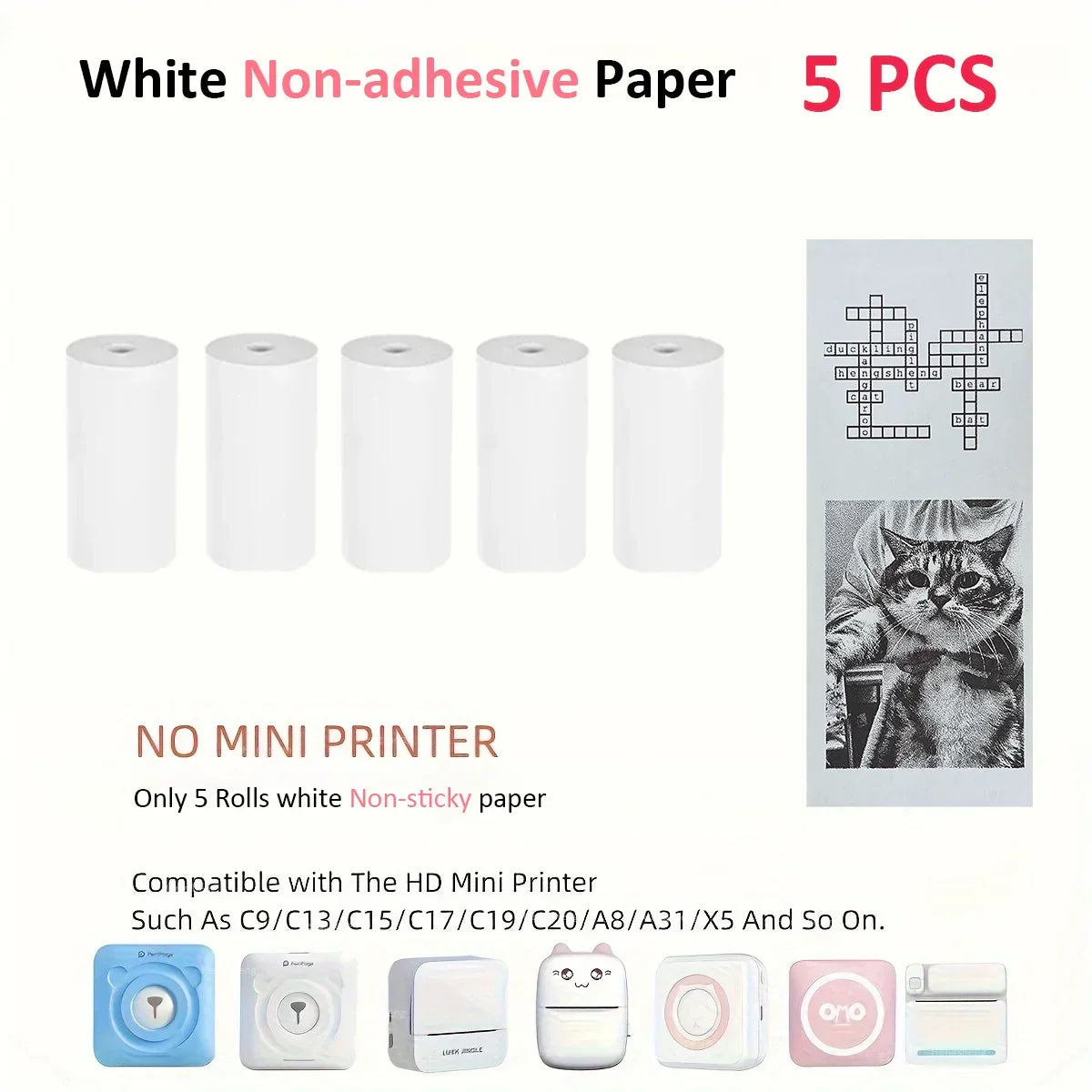 Rolls Of Self-Adhesive Paper Portable Thermal For Printer - Empire P.E