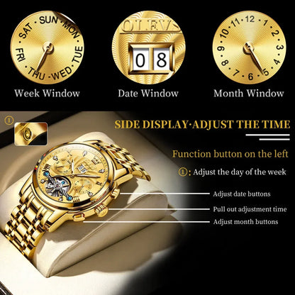 Mechanical Automatic Watch Men - Empire P.E