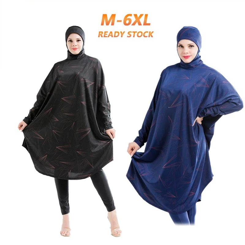 Women's Muslim Burkini Swimming Suit