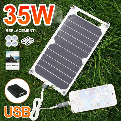 35W Sunpower Portable Solar Panel 5V Solar Plate With USB - Empire P.E