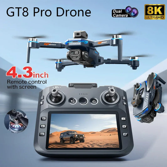 2025 New GT8 Drone GPS 8K Professional HD 360° Dual Cameras - Empire P.E