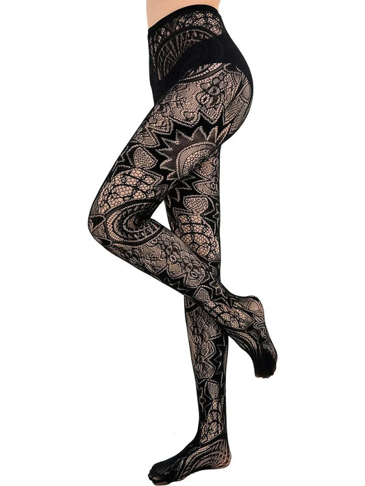 fishnet stockings sexy tattoo lace stockings - Empire P.E