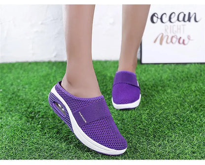 slip-ons without back female sneakers women's sport shoes professional running shoes black sports shoes skor walkx 1229 - Empire P.E