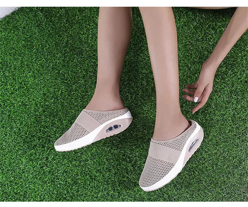 slip-ons without back female sneakers women's sport shoes professional running shoes black sports shoes skor walkx 1229 - Empire P.E