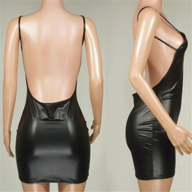 Leather Dress Backless - Empire P.E