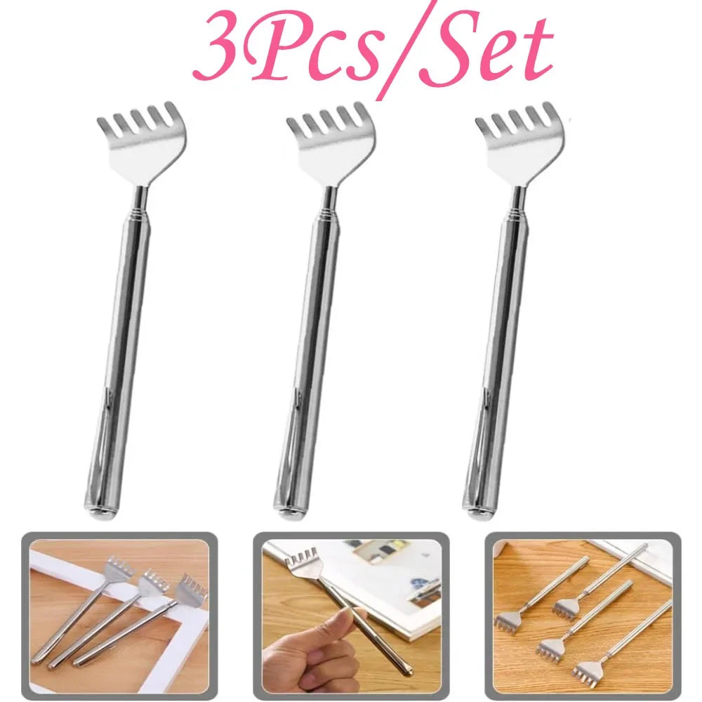 silvery Telescopic Back Scratcher - Empire P.E