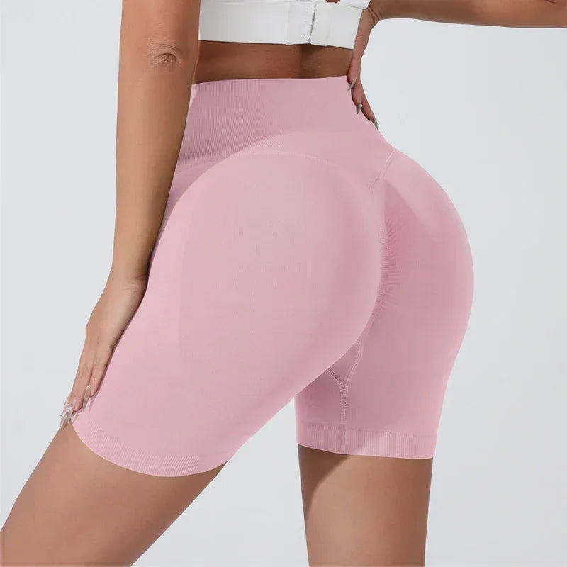 Women's High-Waist Breathable Yoga Shorts
