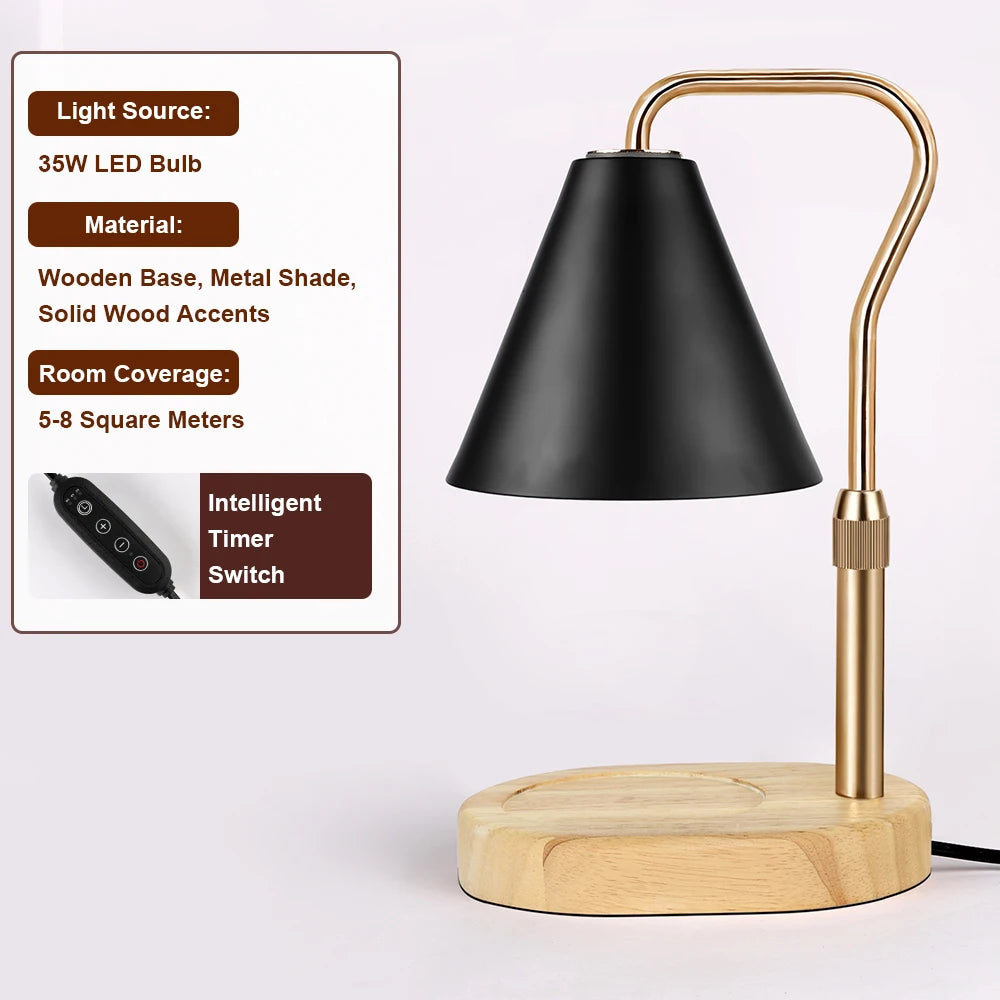 Candle Warmer Lamp with Timer Dimmable Wax Warmer Lamp