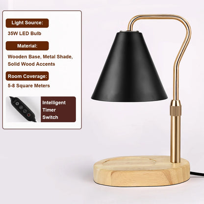 Candle Warmer Lamp with Timer Dimmable Wax Warmer Lamp