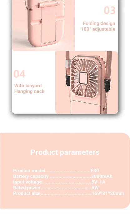 Foldable Hanging Neck Fan - Empire P.E