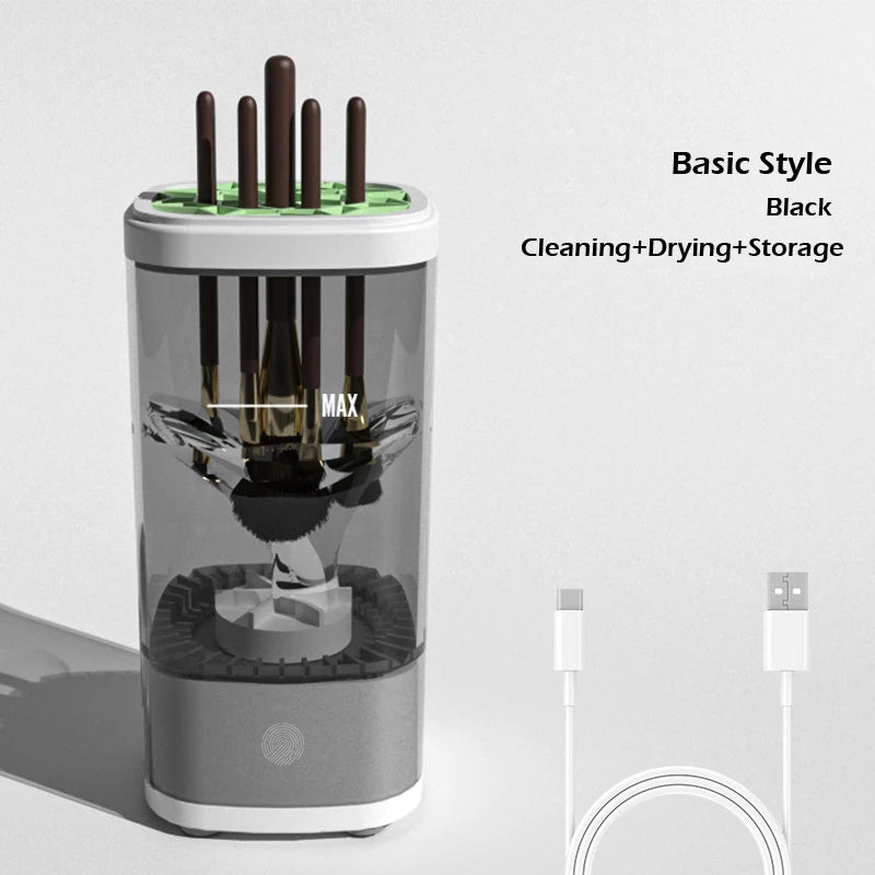USB Plug Portable Electric Makeup Brush Cleaner Rechargeable