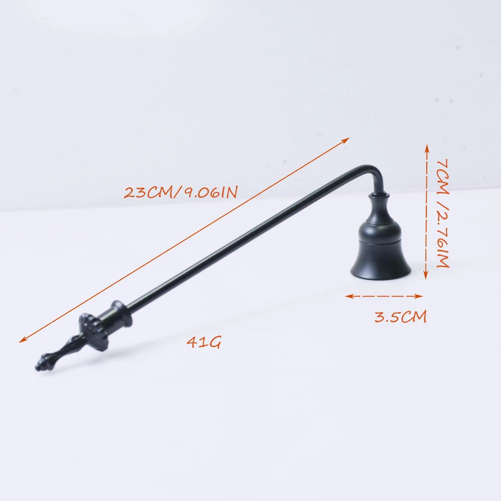 Bell Candle Wick Snuffer Candlestick Holder