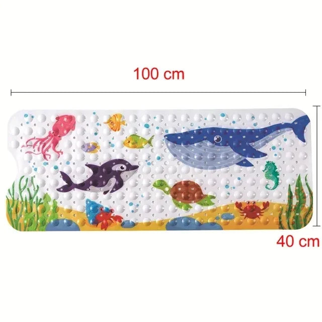 Large Cute Cartoon PVC Anti-Slip Shower Bathtub Mats - Empire P.E