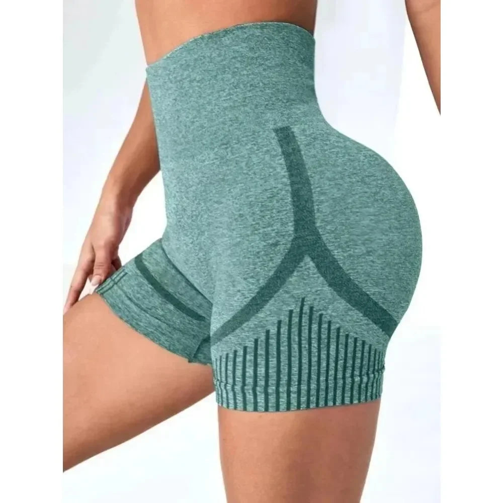 Women Yoga Shorts High Waist Workout Shorts