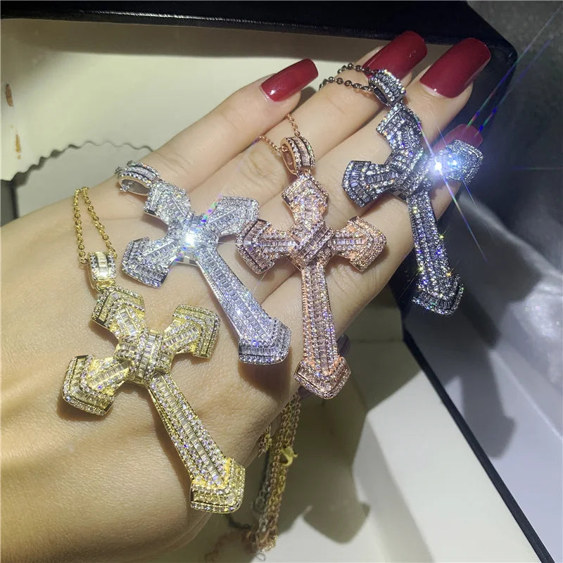 Long Cross Pendant