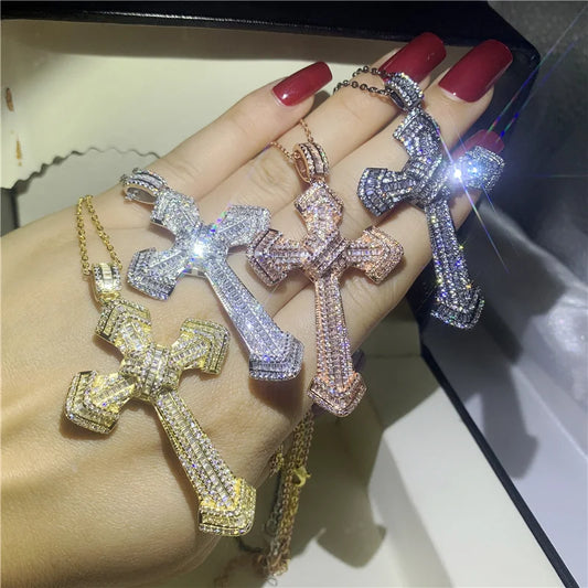 Long Cross Pendant