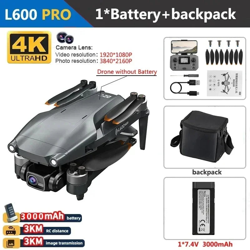 PRO MAX GPS Drone Professional 4K 3-Axis PTZ HD Dual Camera - Empire P.E