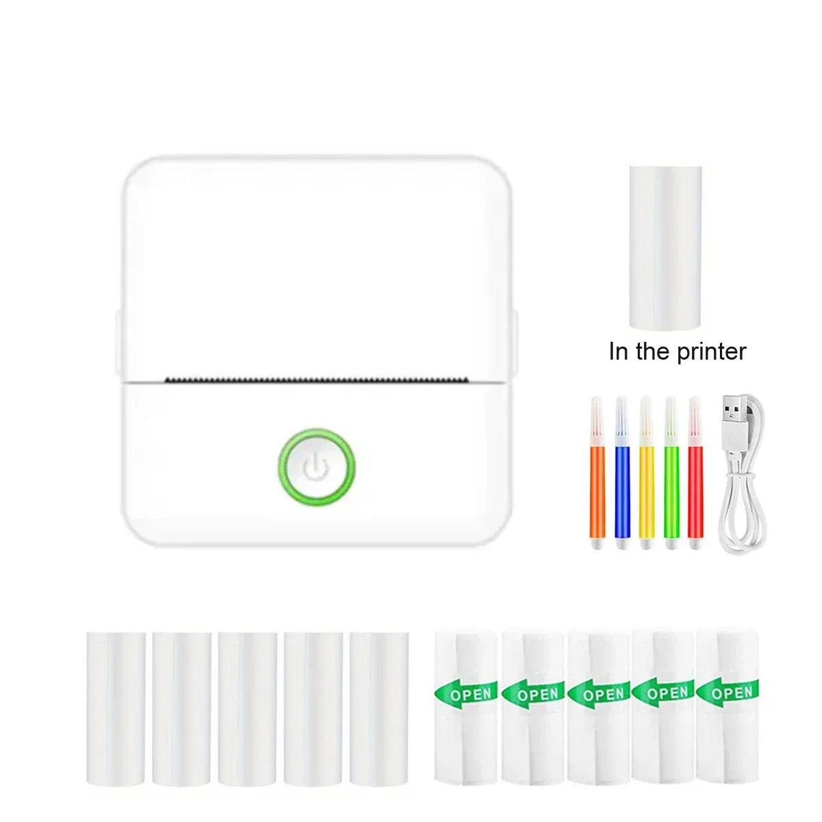 Mini Portabl Printer Inkless Sticker Maker - Empire P.E