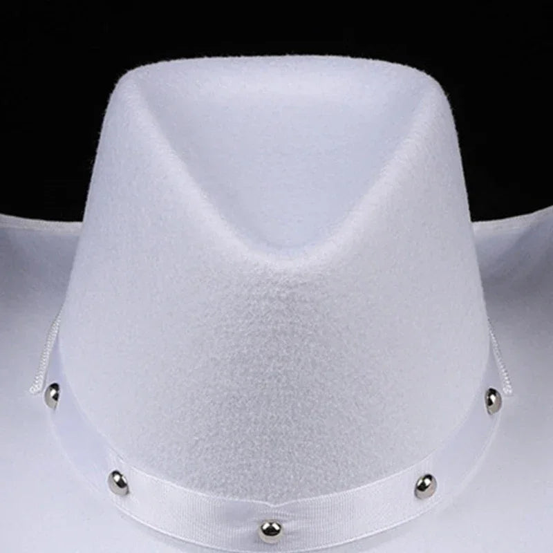 Felt Cowboy Hat Western Style Wide Brim - Empire P.E