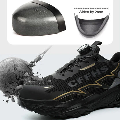 Rotating button Security Shoes