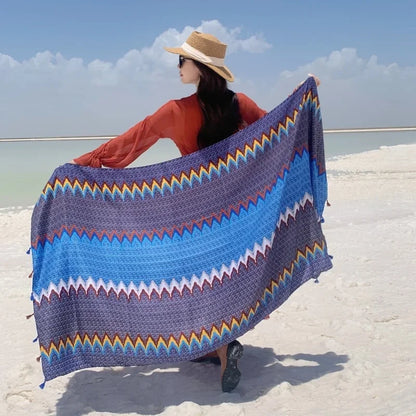 Women Bikini Large Sarong Wrap Scarf Brazilian Swimsuit Bathing Cover-ups