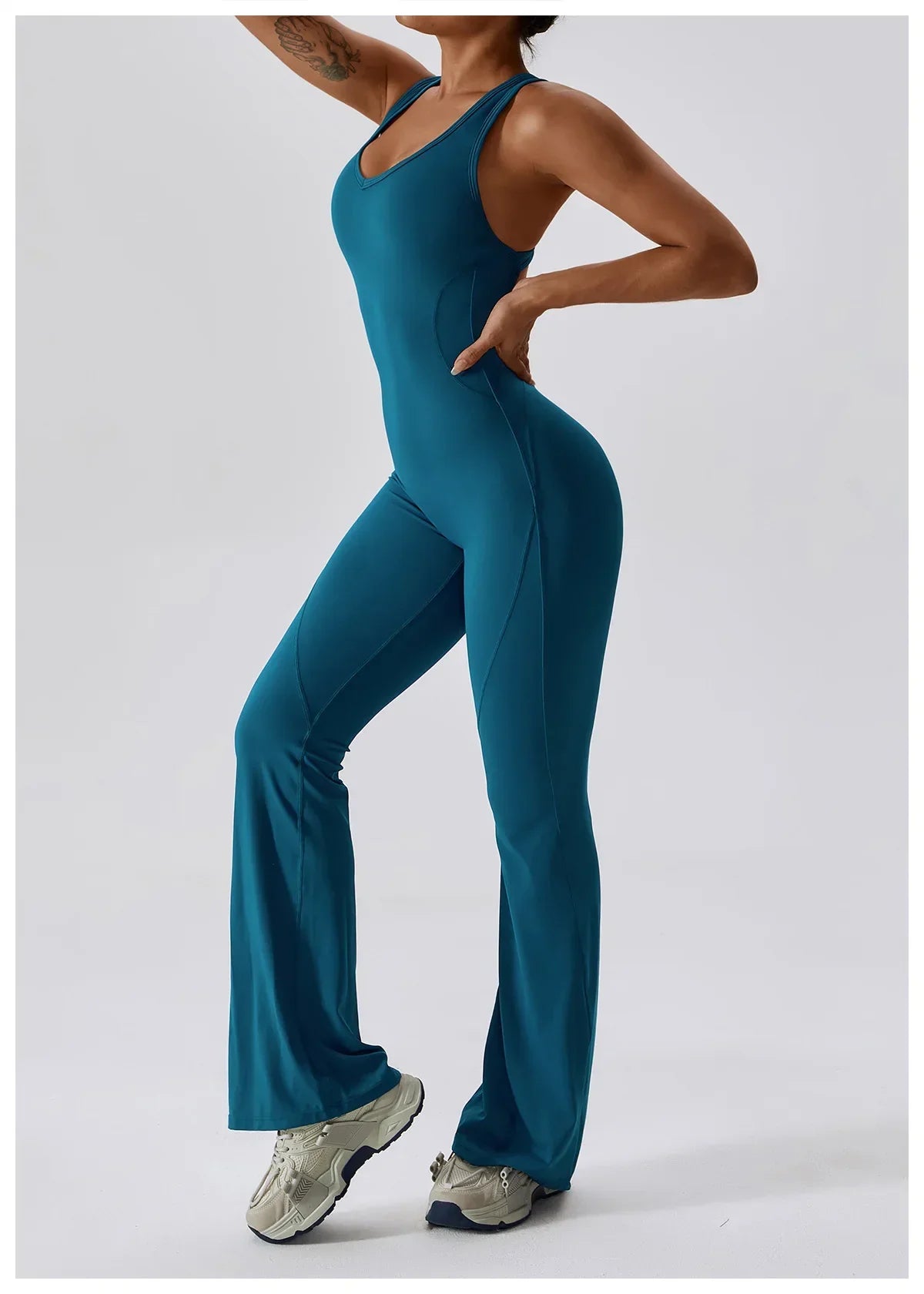 V Jumpsuit Gym Set - Empire P.E