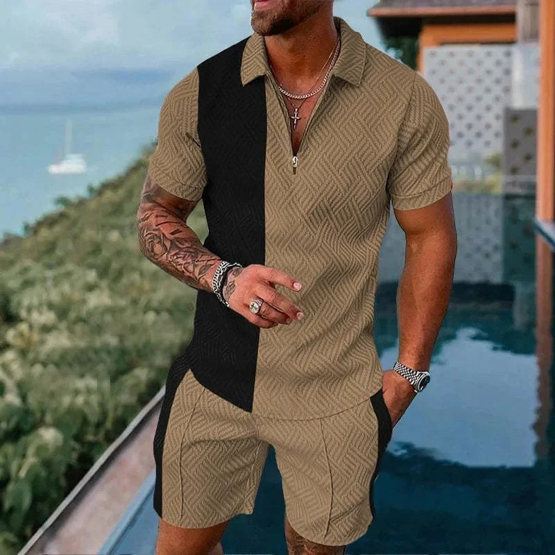 Men's Summer suit Polo Tracksuit Set - Empire P.E