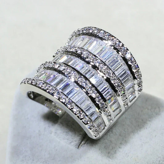 Lab Diamond Ring 925 sterling silver - Empire P.E
