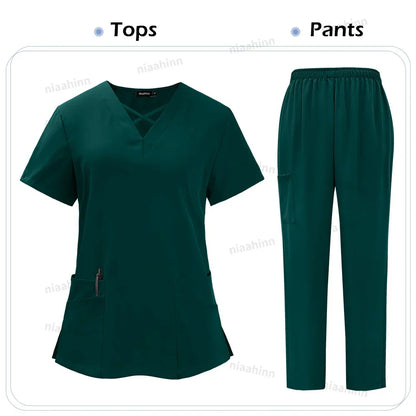 Medical Scrub Uniform Set