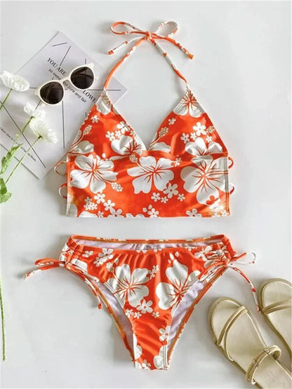 Floral Print Bikinis Set - Empire P.E