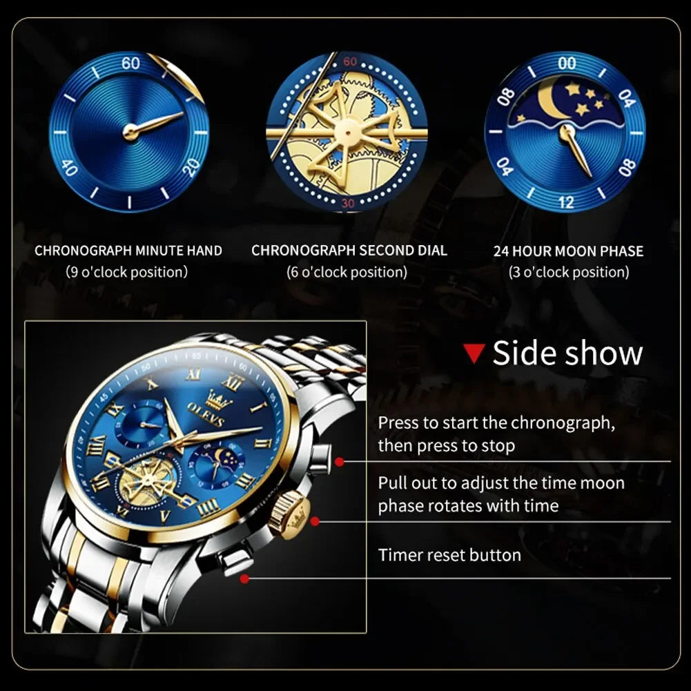 Mens Watches Classic Roman Scale - Empire P.E