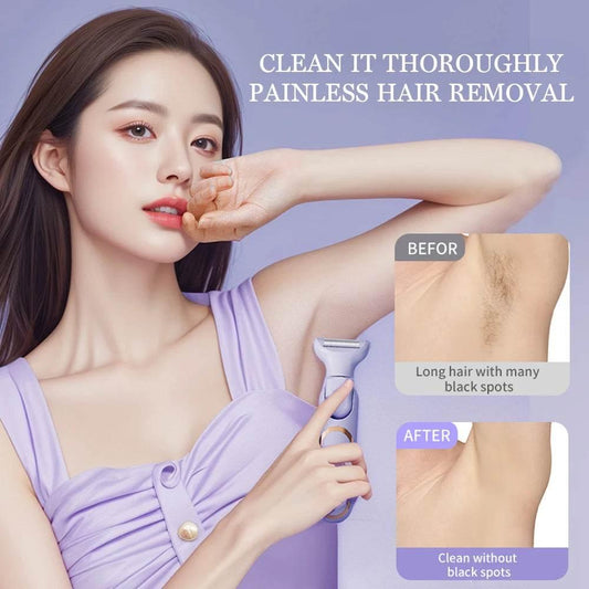 Electric Razors for Women 5 In 1 Bikini Trimmer Face Shavers Hair Removal for Underarms Legs Ladies Body Trimmer Home Appliances - Empire P.E