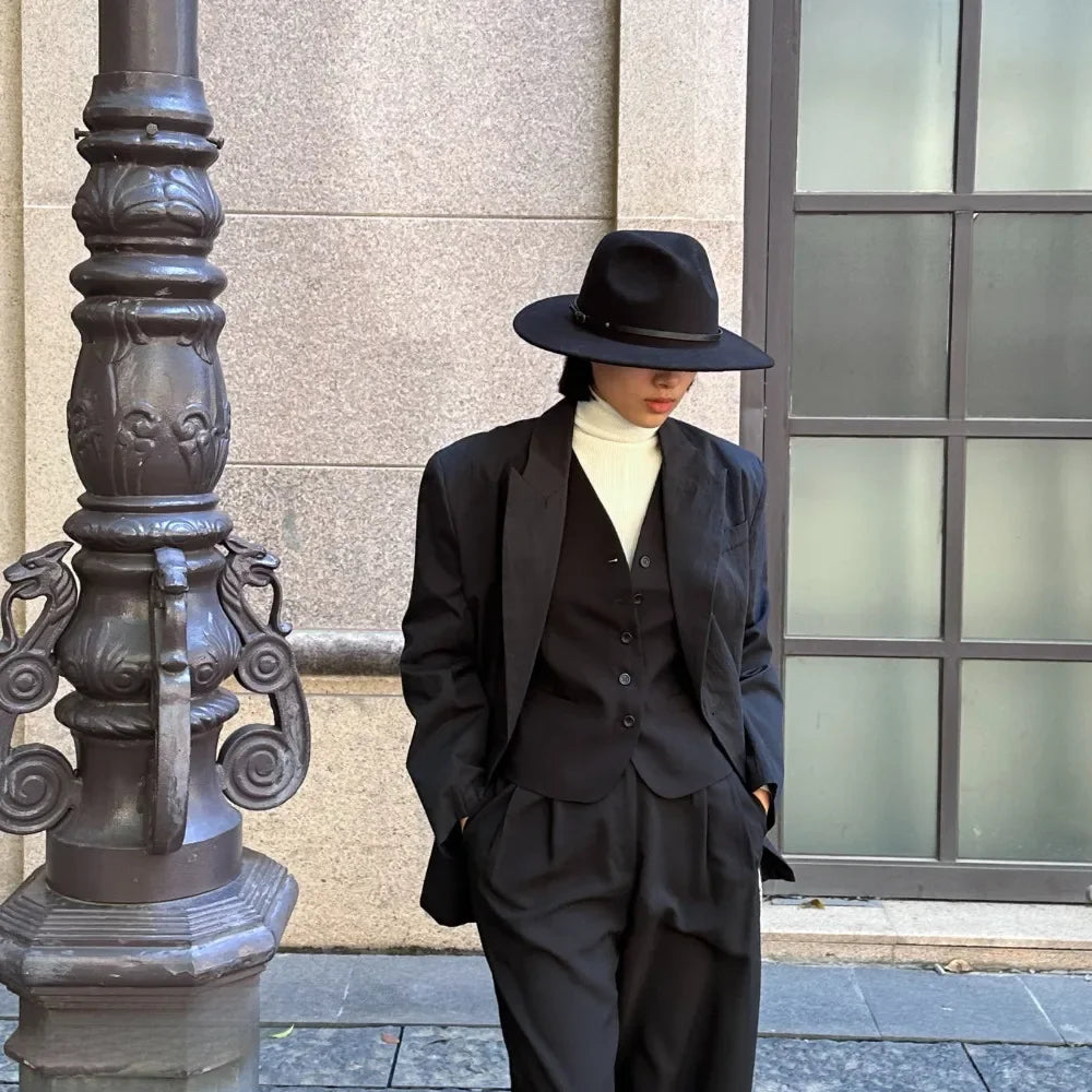 Classic Retro Black Cowboy Hat Unisex - Empire P.E