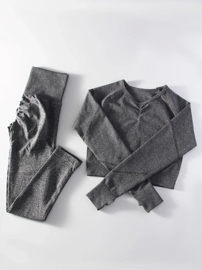 Women's 2 Piece Seamless Yoga Sportswear Set