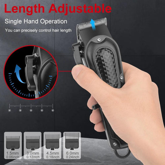 Cosoul Hair Clipper Compact Size LED Display Hair Length Adjustable - Empire P.E