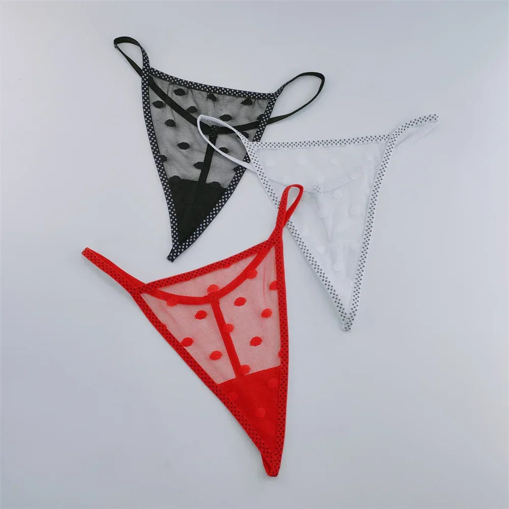 3pcs/pack Micro Transparent Thong - Empire P.E