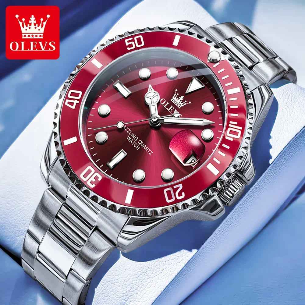 Men Fashion Trend Diving Quartz Watch - Empire P.E