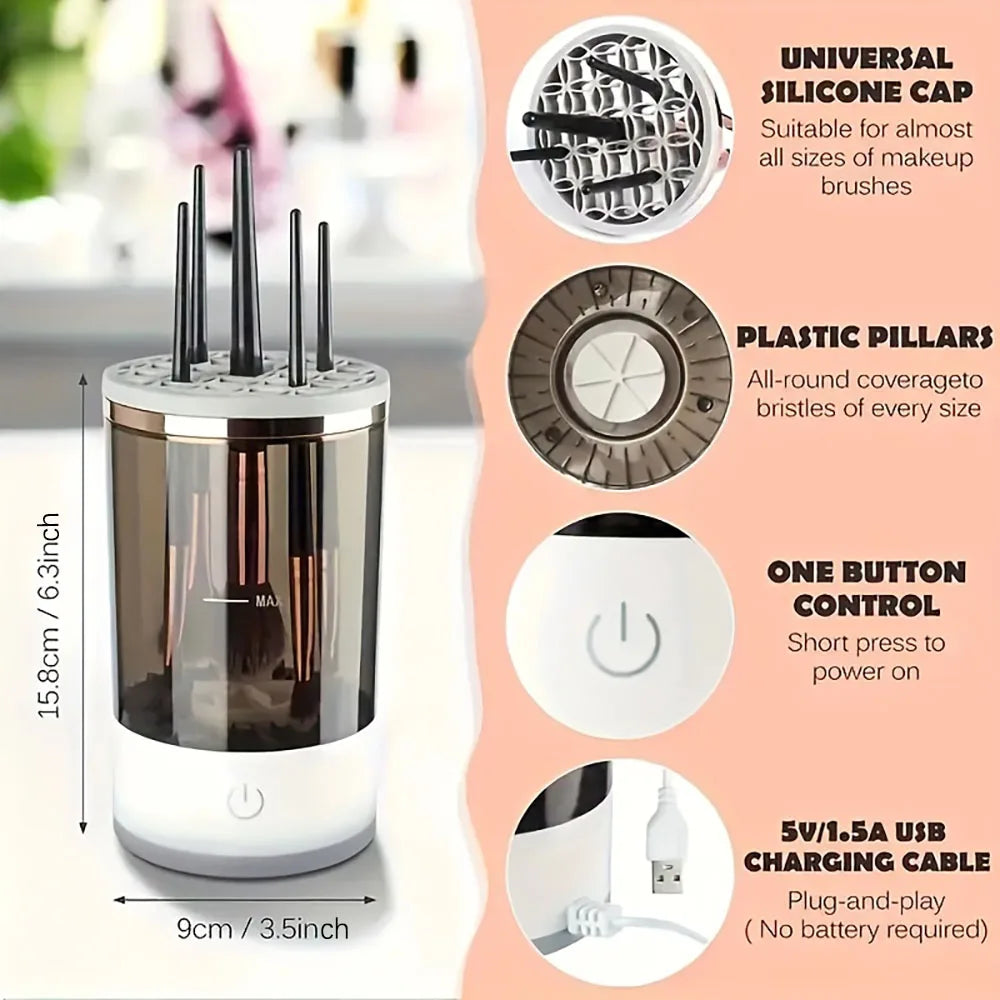 Makeup brush cleaner