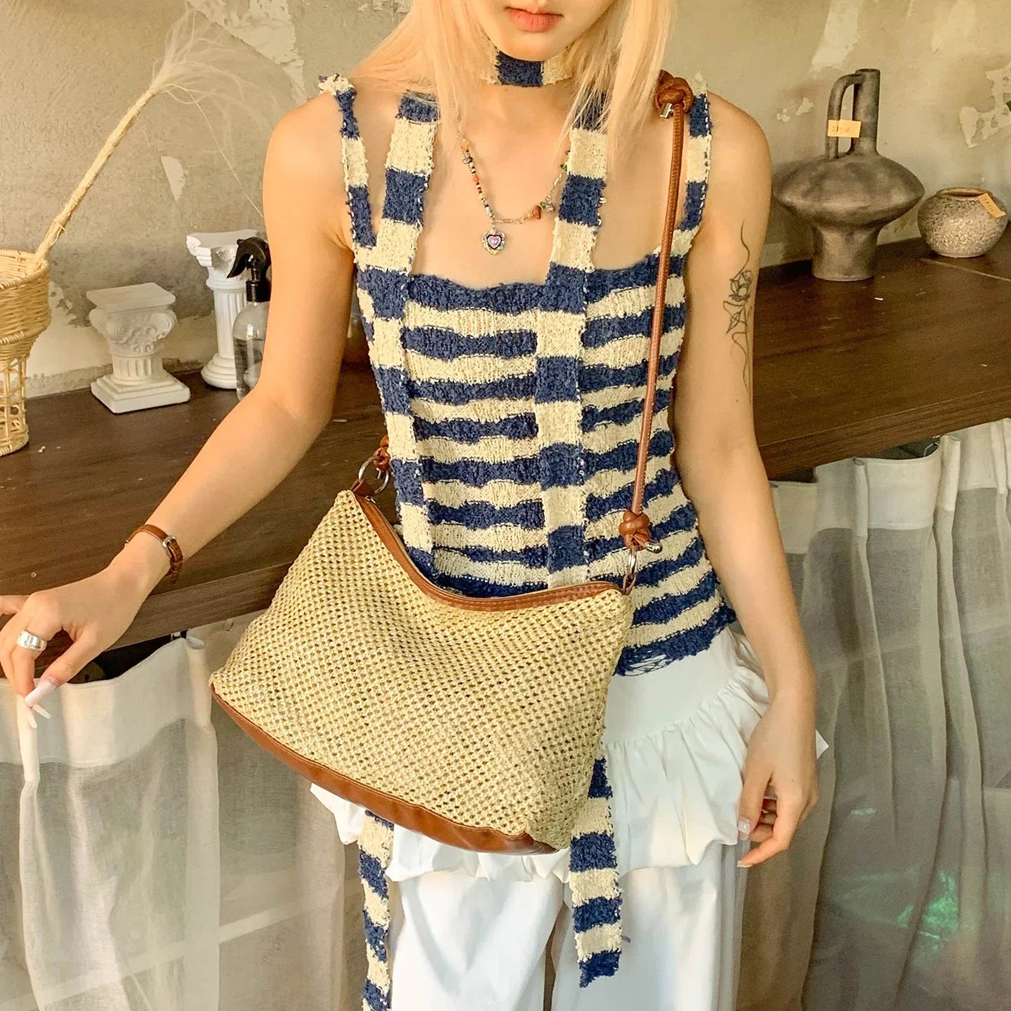 New Style Handmade Knitted Bags Fashionable Tote Bags - Empire P.E