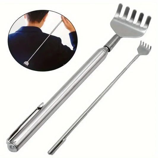 silvery Telescopic Back Scratcher - Empire P.E