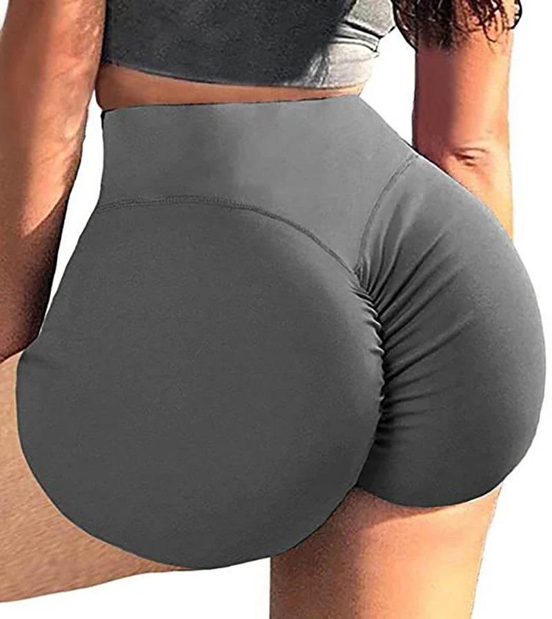 Women Yoga Shorts High Waist Workout Shorts Fitness Yoga Lift Butt Fitness Ladies Yoga Gym Running Short Pants Sportswear - Empire P.E